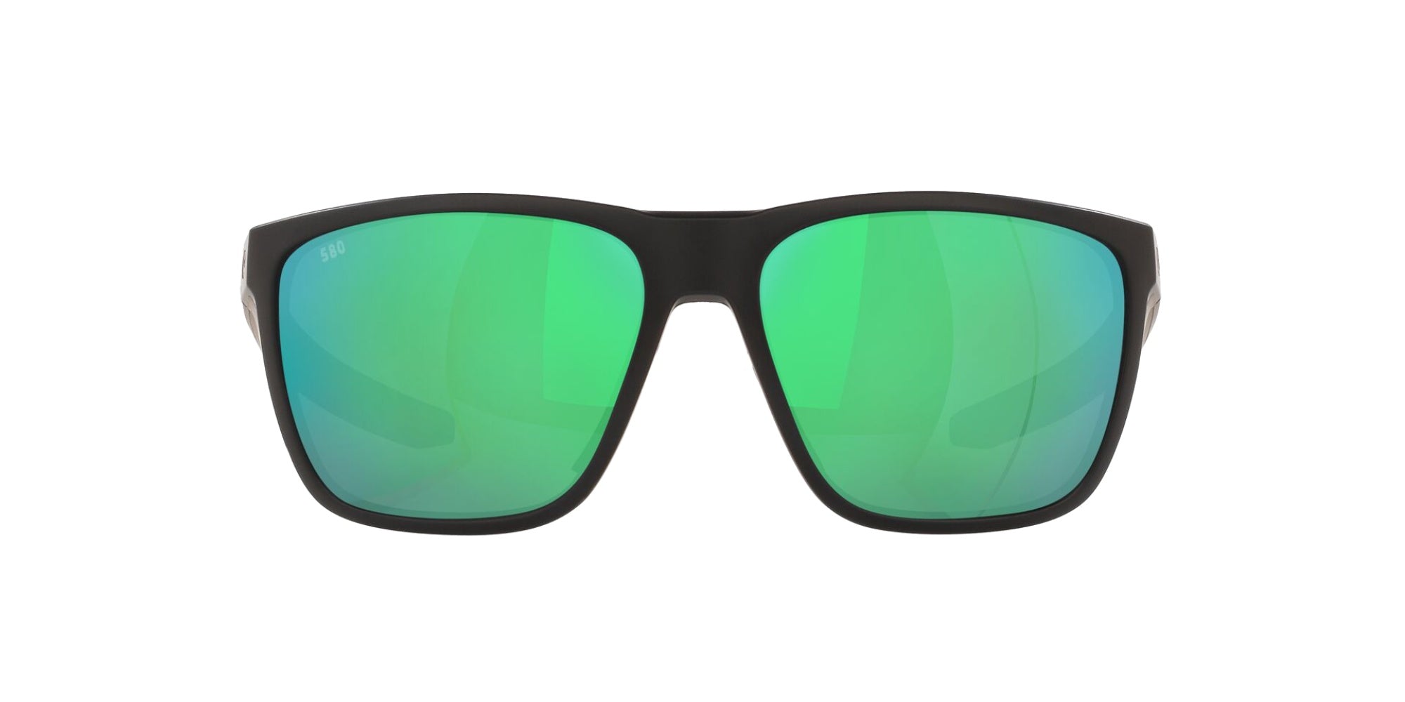 (900201) MATTE BLACK | GREEN MIRROR