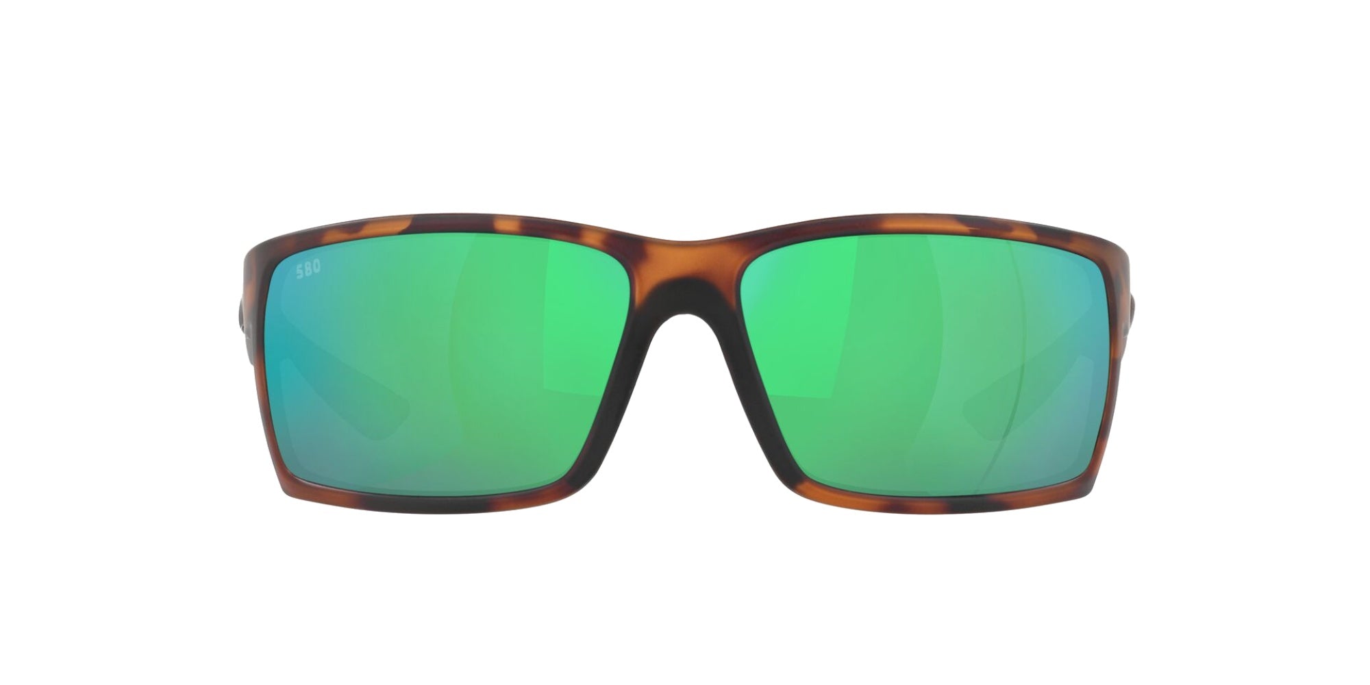 (900731) MATTE RETRO TORTOISE | GREEN MIRROR