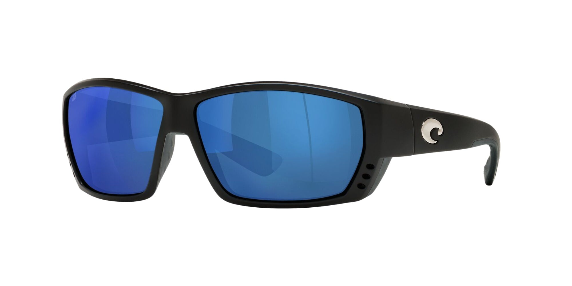 (900909) MATTE BLACK | BLUE MIRROR