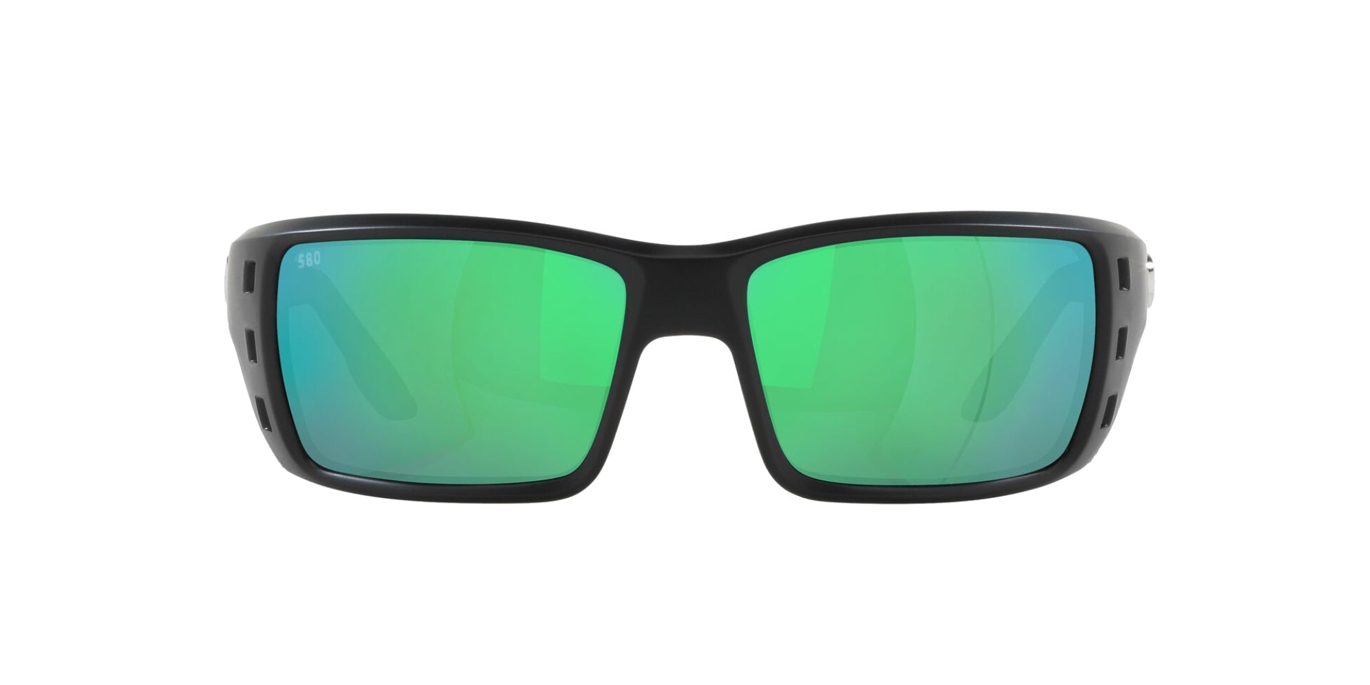 (902220) MATTE BLACK | GREEN MIRROR
