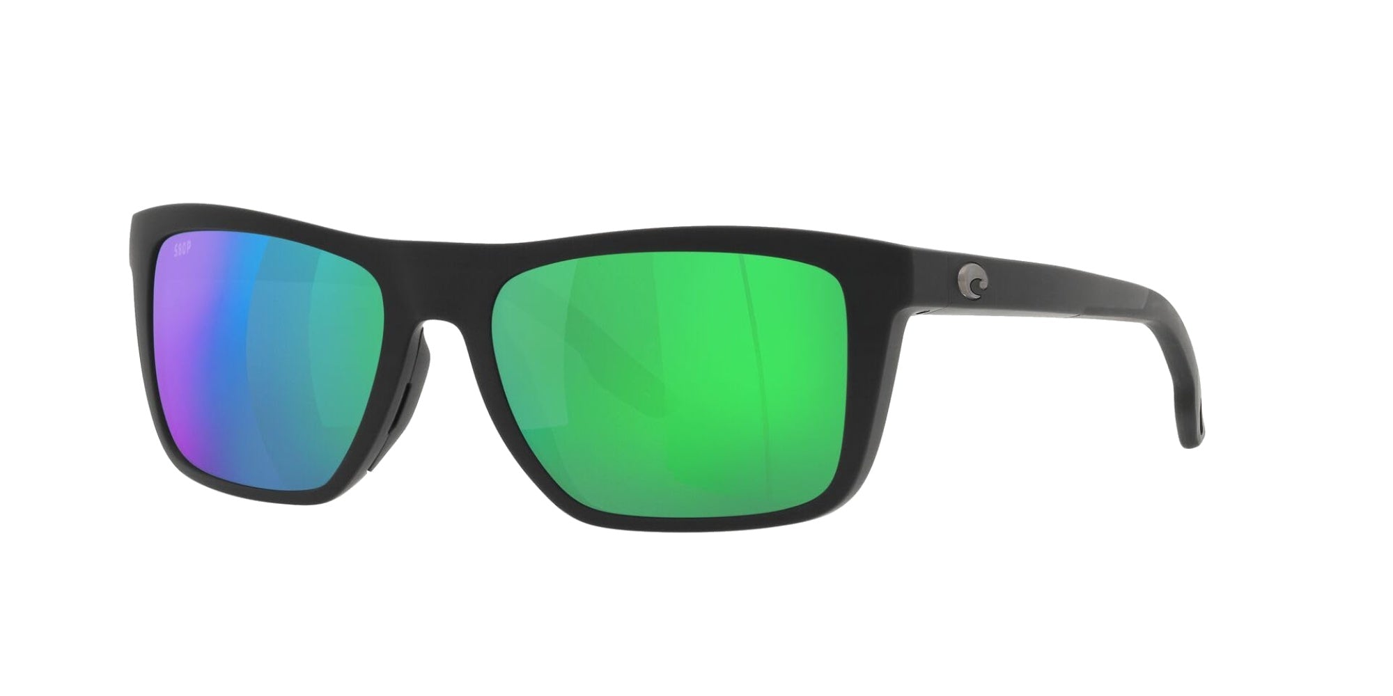 (910702) MATTE BLACK | GREEN MIRROR