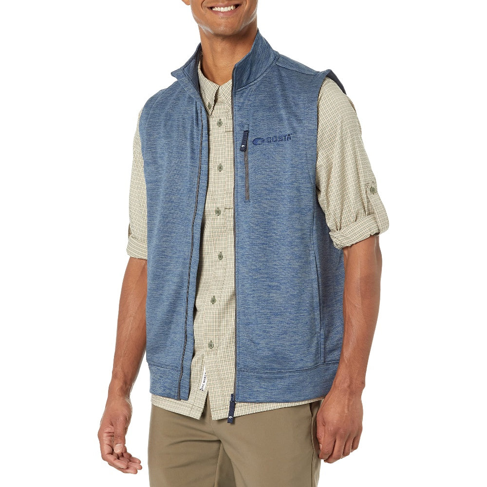 HARBOR FULL ZIP FLEECE VEST FQA400769 COSTA VESTS