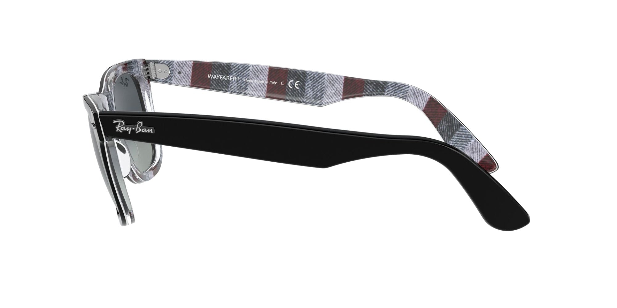 (13183A) BLACK CHEVRON GRADIENT BURGUNDY