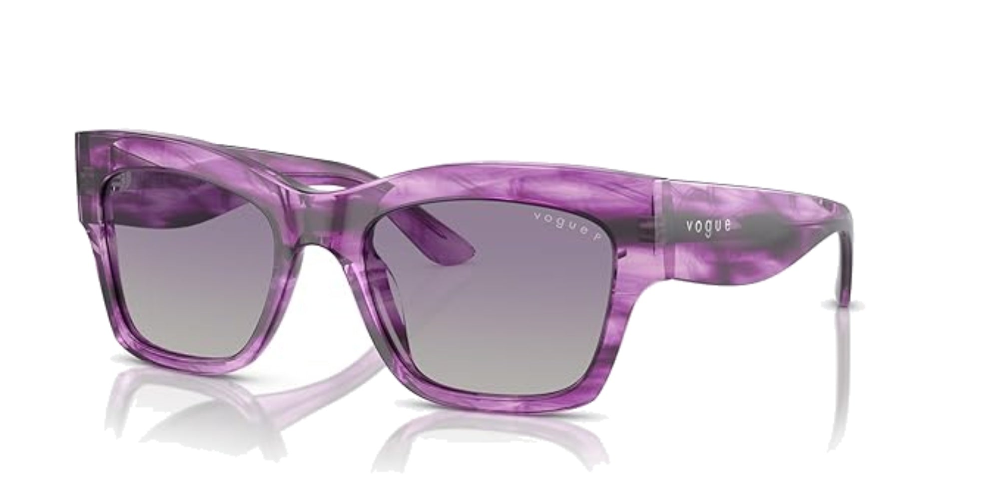 PURPLE HAVANA | GREY GRADIENT VIOLET POLAR