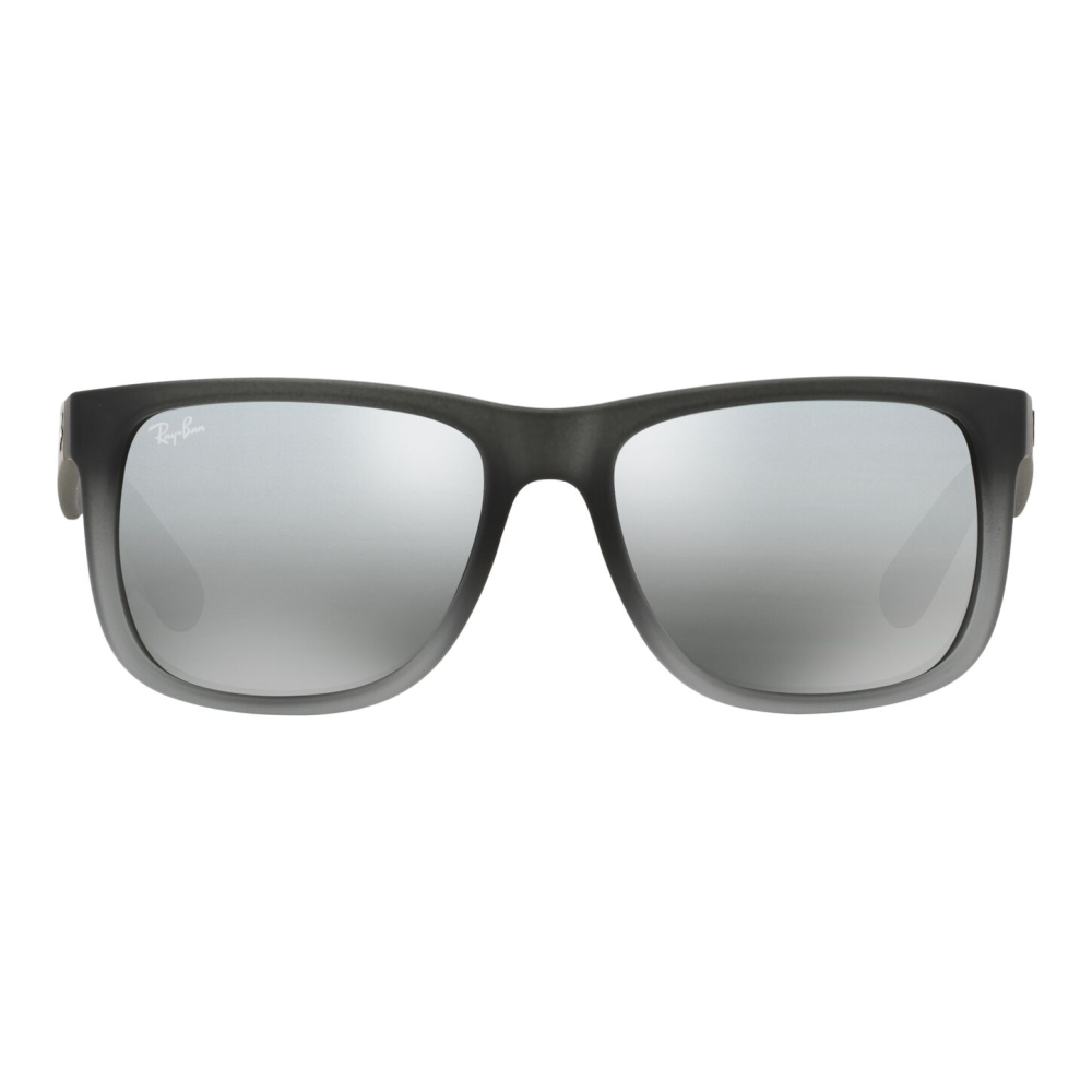 RUBBER GREY ON CLEAR GREY | GREY MIRROR SILVER GRADIENT