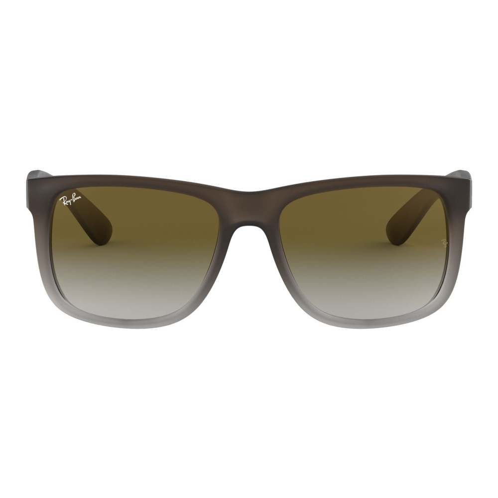 RUBBER BROWN ON GREY | LIGHT GREY GRADIENT GREEN