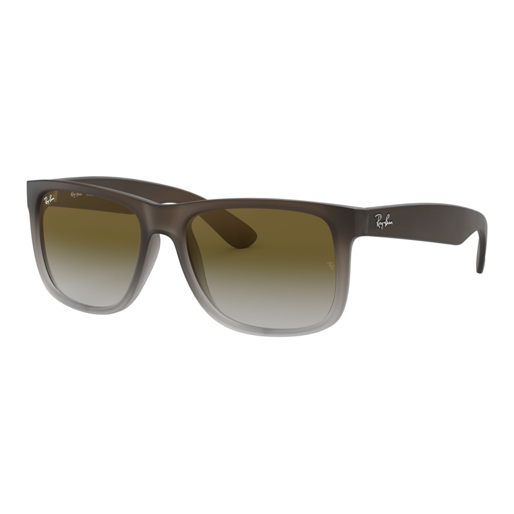 RUBBER BROWN ON GREY | LIGHT GREY GRADIENT GREEN