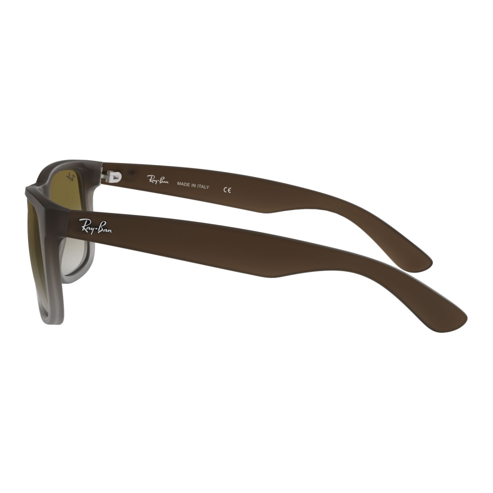 RUBBER BROWN ON GREY | LIGHT GREY GRADIENT GREEN