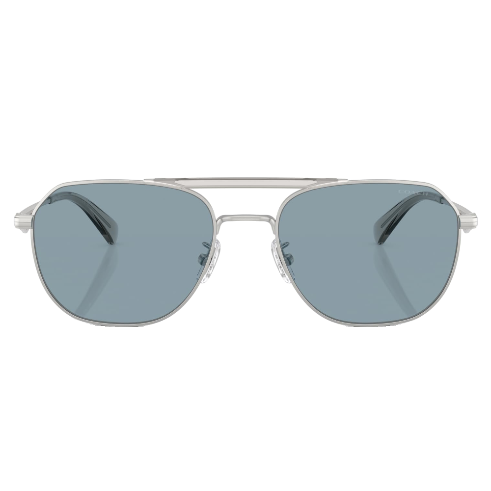 SATIN SILVER / GREY | BLUE SOLID