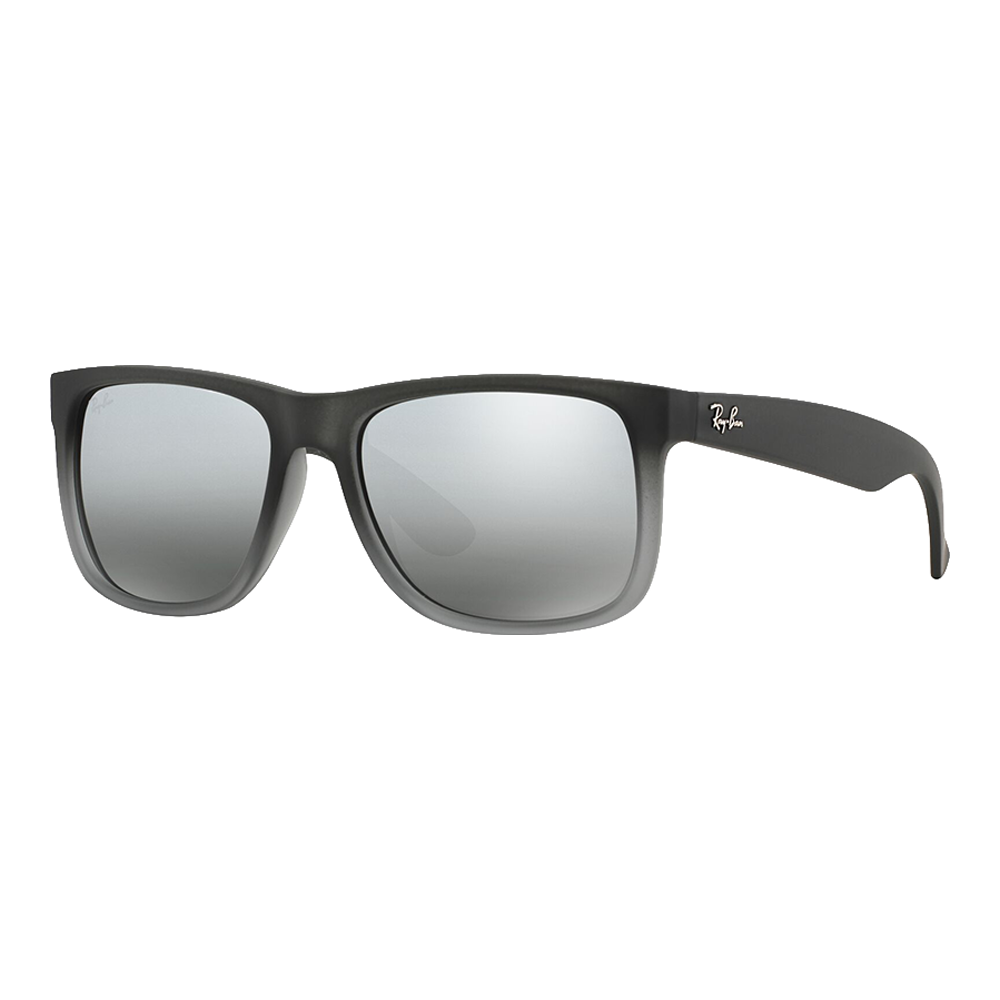 RUBBER GREY ON CLEAR GREY | GREY MIRROR SILVER GRADIENT