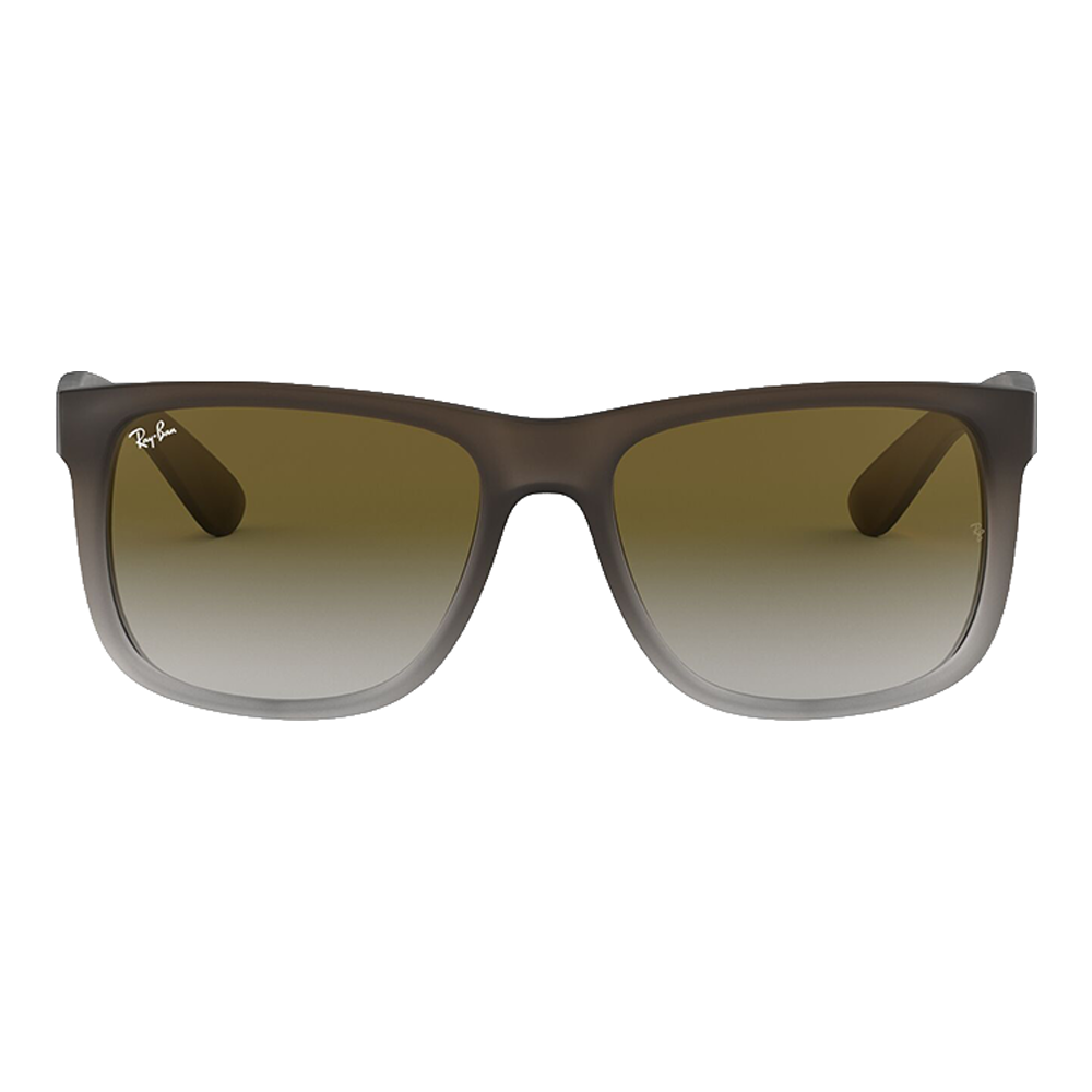 RUBBER BROWN ON GREY | LIGHT GREY GRADIENT GREEN