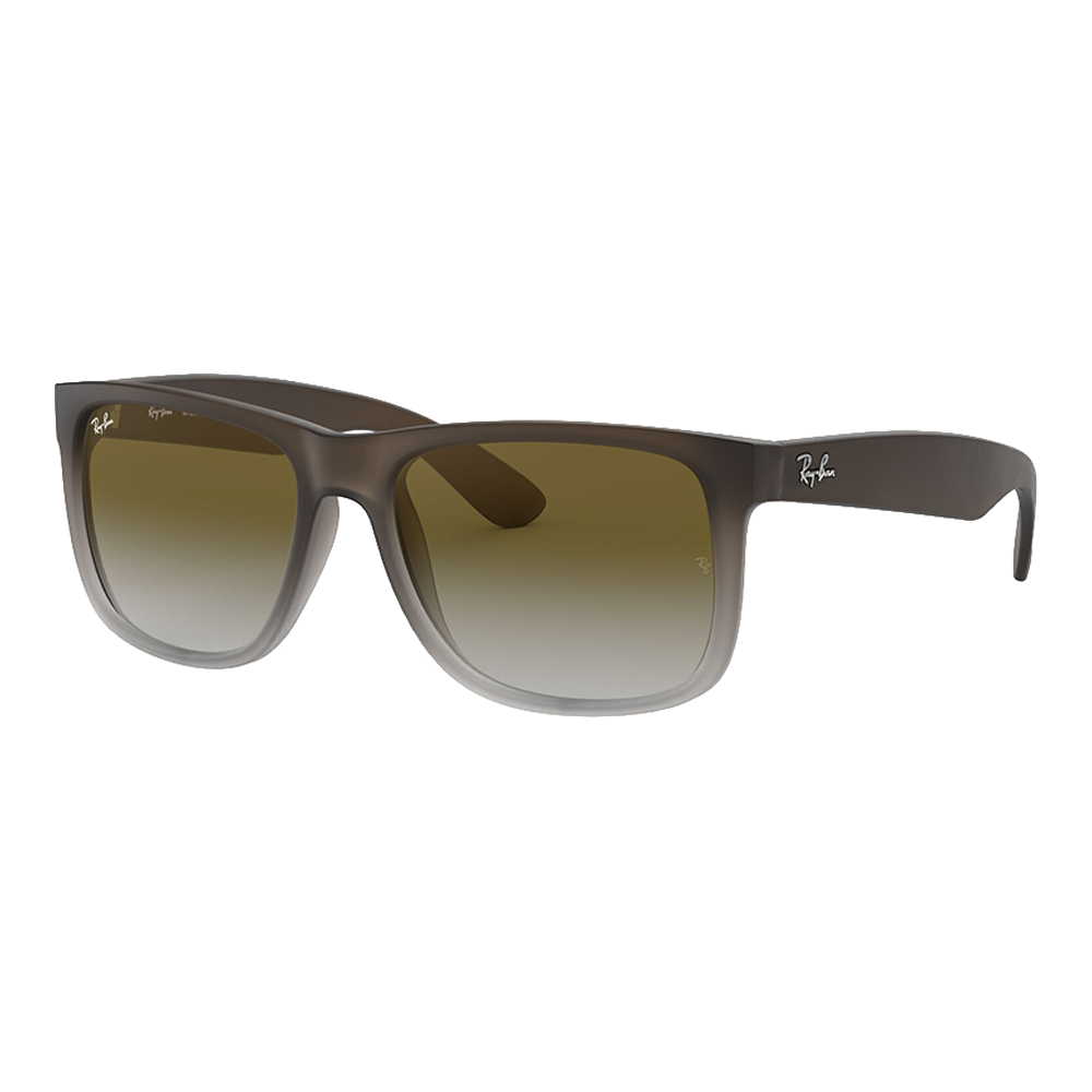 RUBBER BROWN ON GREY | LIGHT GREY GRADIENT GREEN