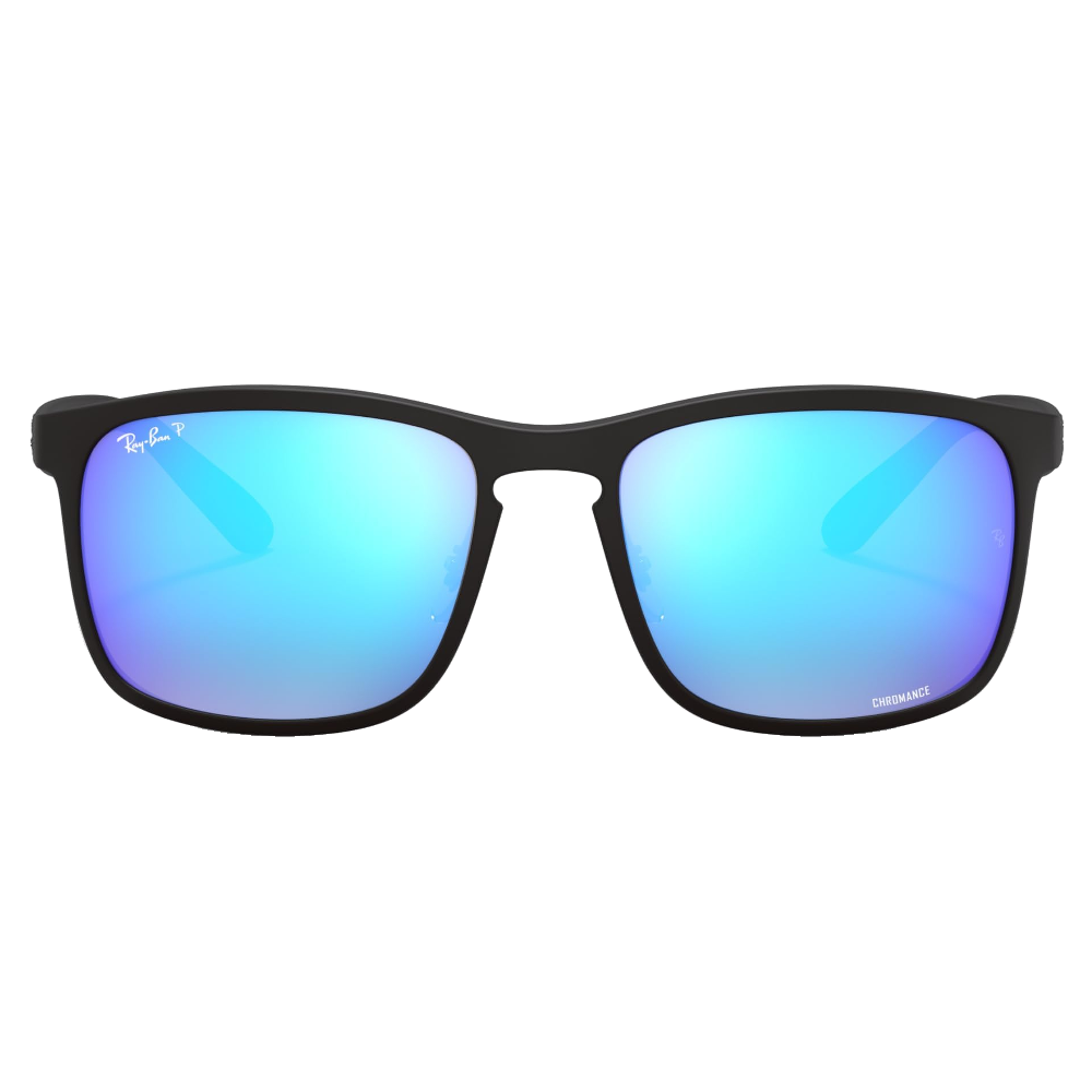 MATTE BLACK | GREEN MIRROR BLUE