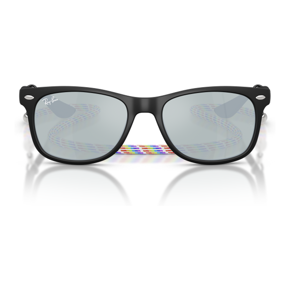 RUBBER BLACK | GREEN MIRROR SILVER