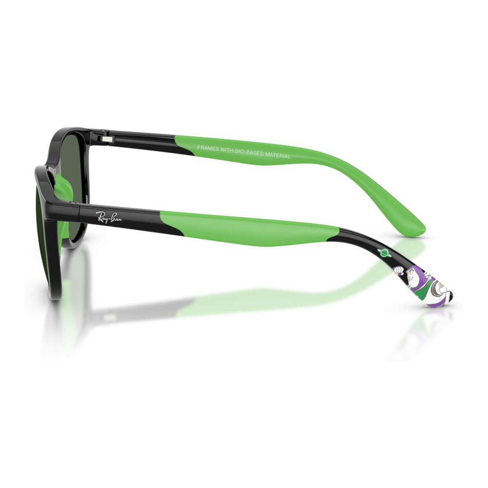 BLACK WITH RUBBER GREEN | DARK GREEN