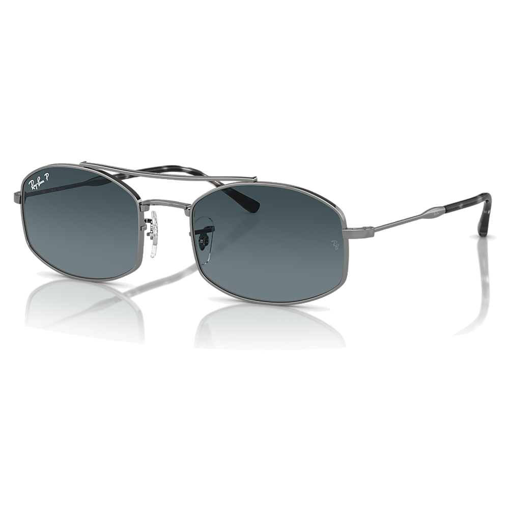 GUNMETAL | BLUE GRADIENT POLARIZED