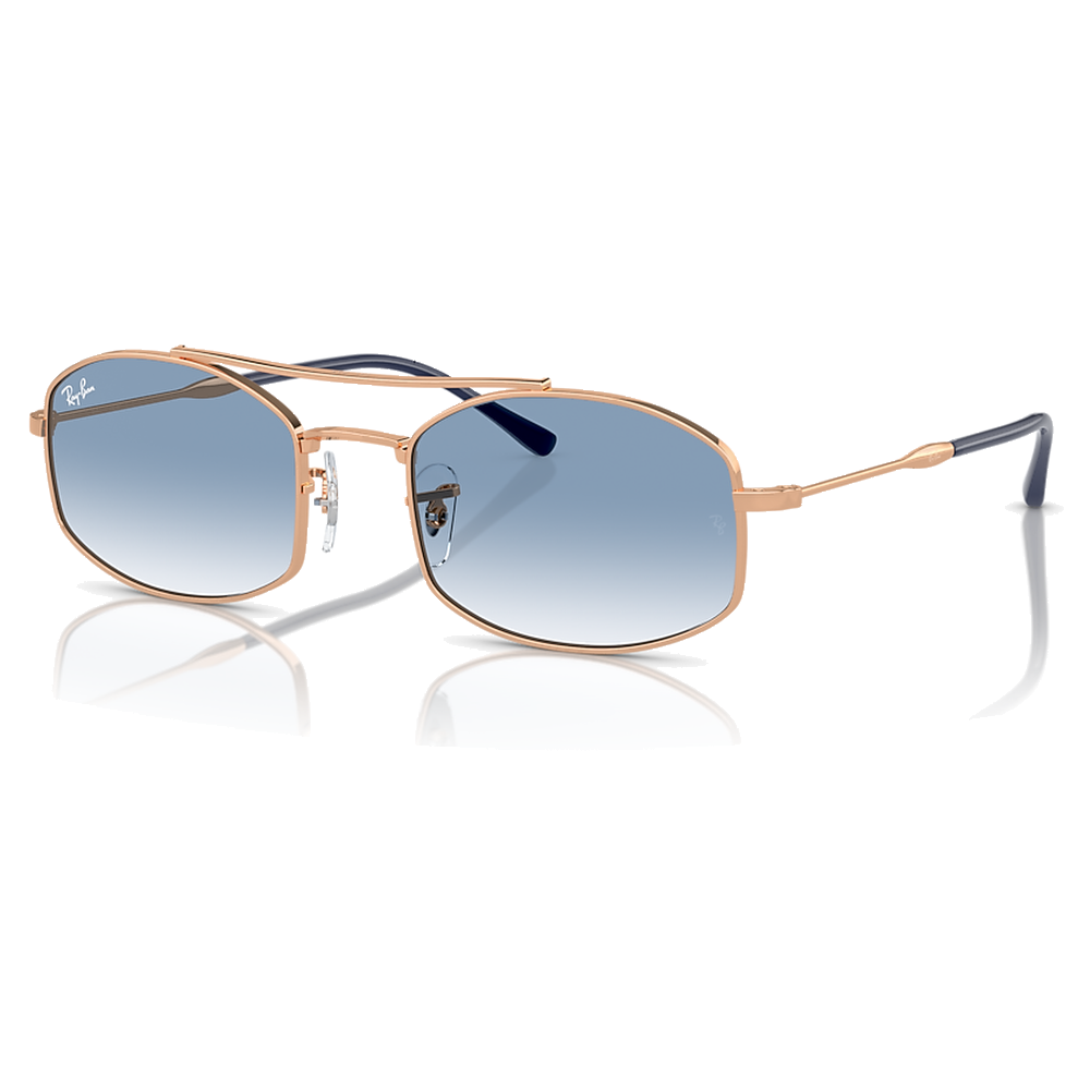 ROSE GOLD | CLEAR GRADIENT BLUE