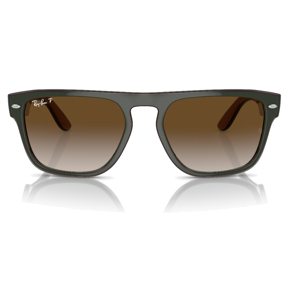 GREEN DARK GRAY TRANSP. BROWN | GREY GRADIENT BROWN POLARIZED