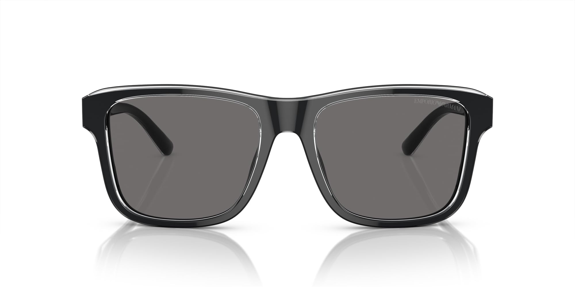 SHINY BLACK TOP CRYSTAL | DARK GREY POLARIZED