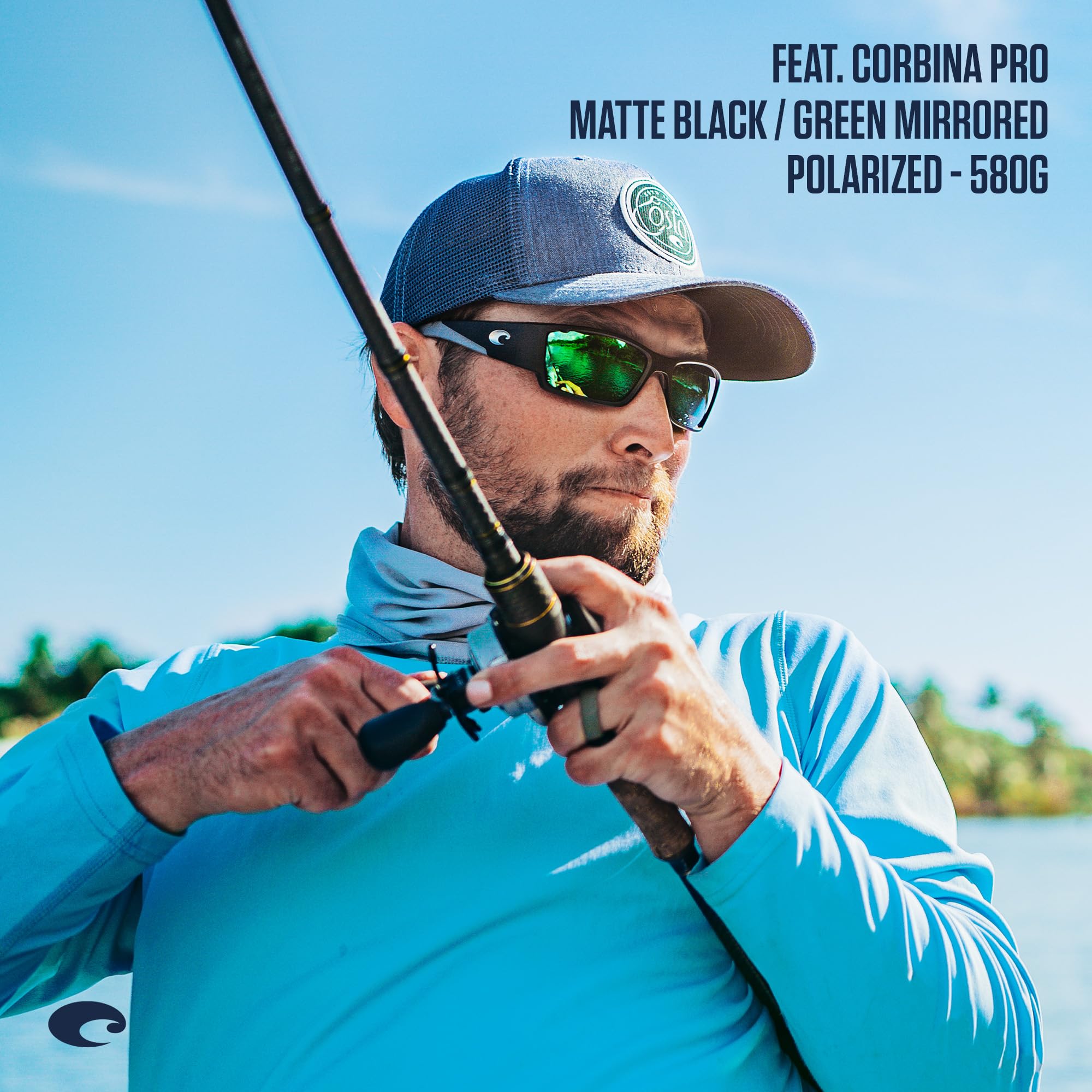 MATTE BLACK | BLUE MIRROR