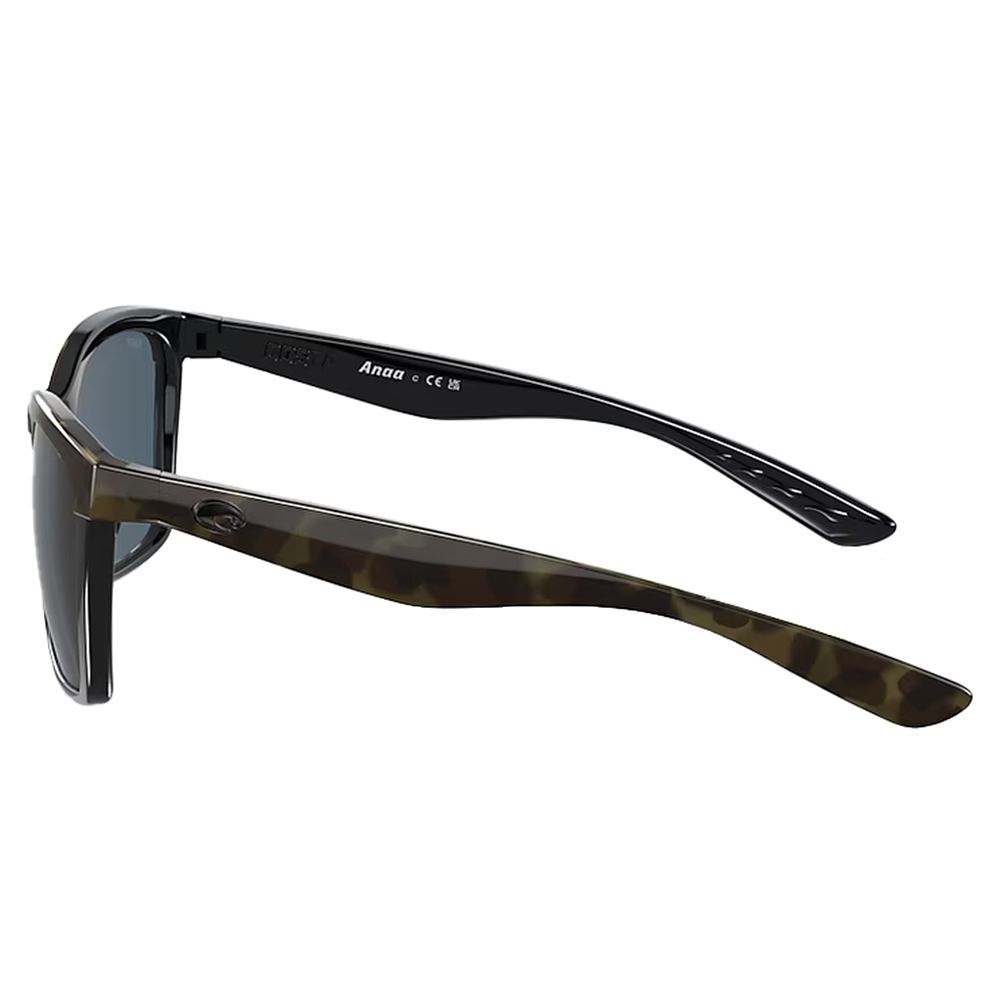 SHINY OLIVE TORTOISE ON BLACK | GRAY