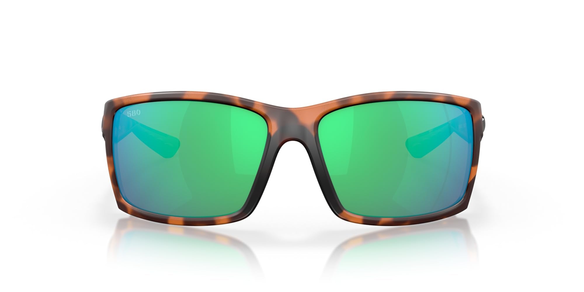 MATTE RETRO TORTOISE | GREEN MIRROR